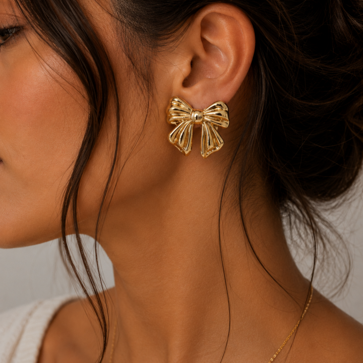 Boucles d’Oreilles Bow Chic