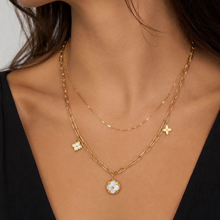 Collier Duo Fleur